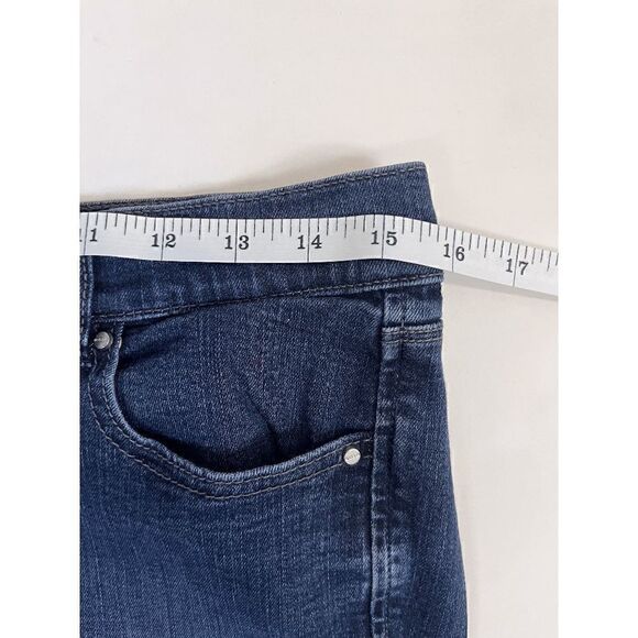 White House Black Market Womens Low rise Slim Leg Jeans Medium wash Sz 8R - Picture 3 of 8